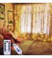 Twinkle Star 300 LED Window Curtain String Light Wedding Party Home Garden Bedroom Outdoor Indoor Wall Decorations Warm Light